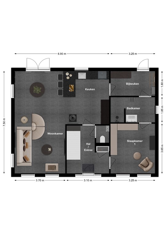 mediumsize floorplan